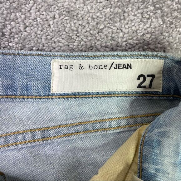 Rag & Bone Dre Jeans Women’s 27 Blue Skinny Low Rise Light Denim Stretch - Picture 5 of 15